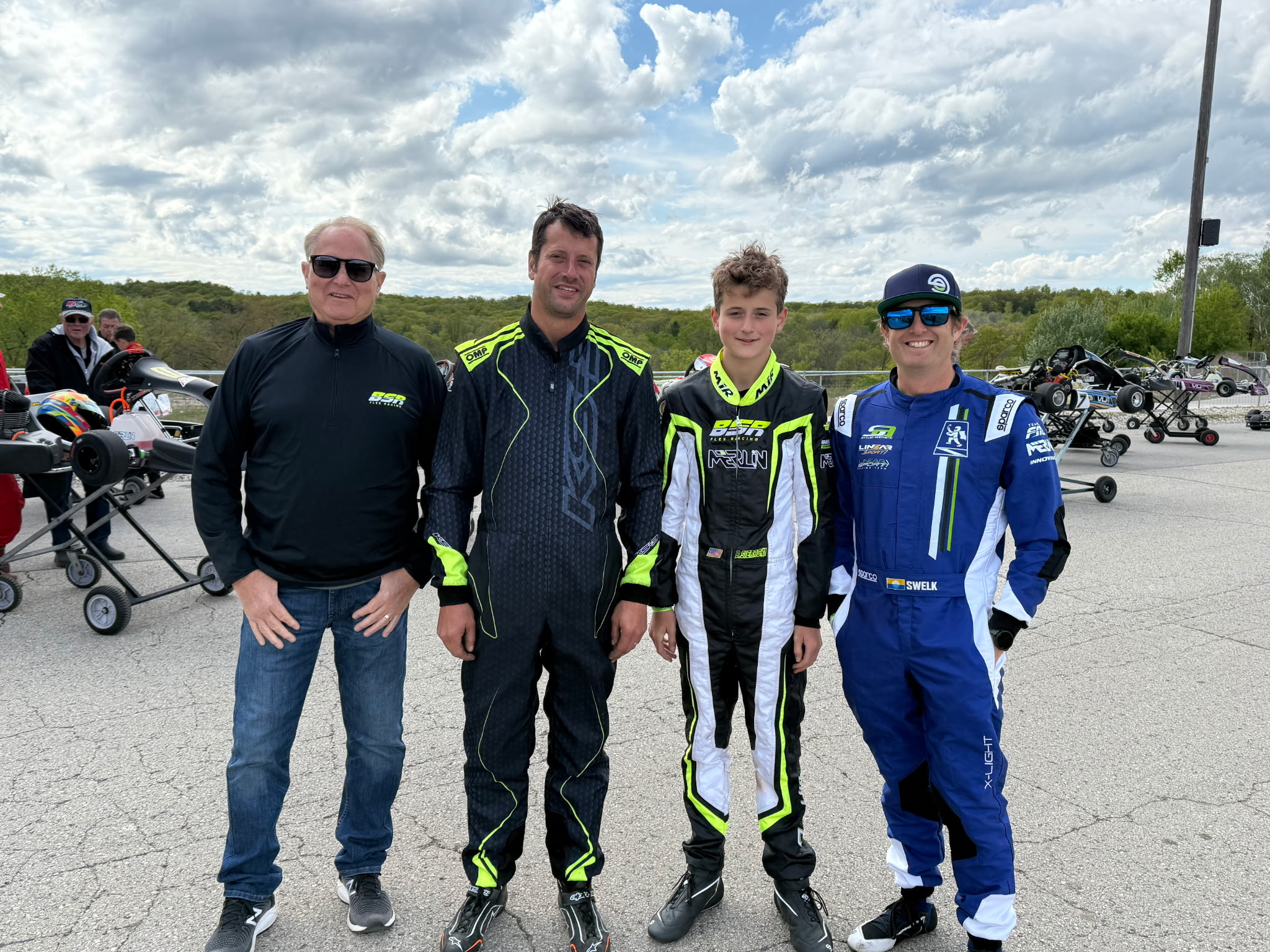 The Welk/Sieracki crew getting ready for Road America
